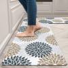 HEBE Anti Fatigue Kitchen Rug Sets 2 Piece Non Slip Kitchen Mats for Floor Cushioned Kitchen Rugs and Mats Waterproof Comfort Standing Mat Runner for Kitchen,Home Office,Sink,Laundry