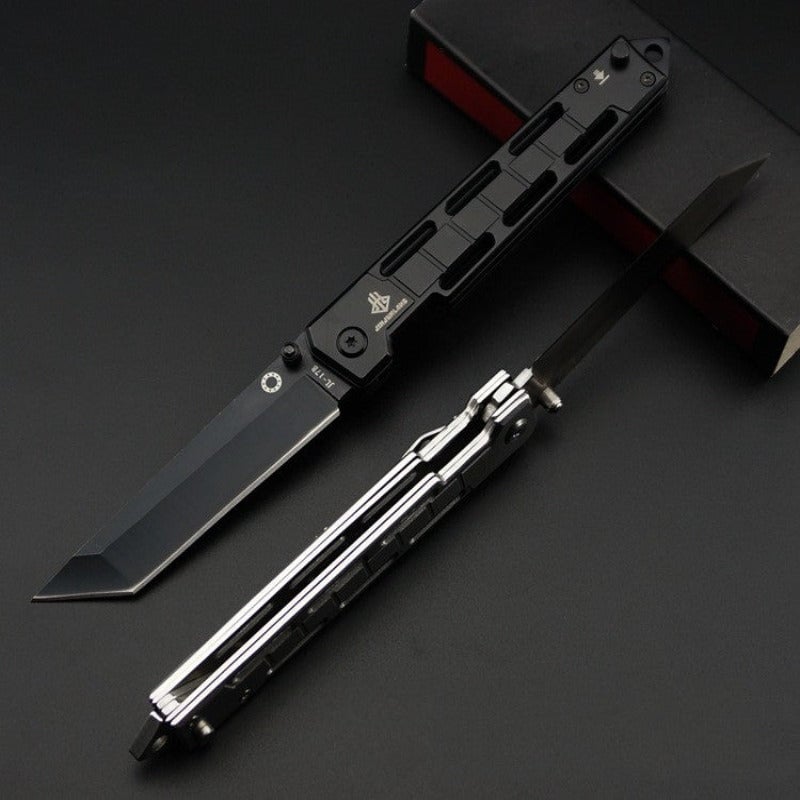 Multi-function Pocket Knife Catapult Hunting EDC Tool Tactical Slingshot Outdoor