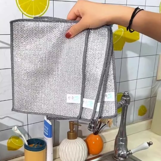 🔥Last Day Promotion 50% OFF 🎁🔥Hot Sale —Double Stainless Steel Scrubber