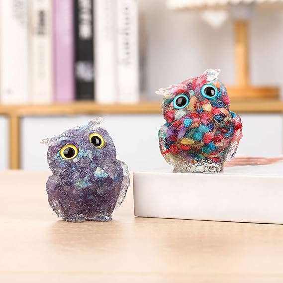 💖Mother's Day Promotion 48% OFF-🎁- Natural Crystal Gemstone Owl