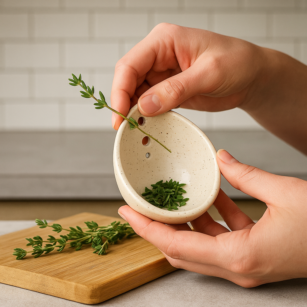 Pottery Herb Stripper(𝐉𝐨𝐧 𝐇𝐚𝐦𝐛𝐥𝐢𝐧 𝐇𝐚𝐧𝐝𝐦𝐚𝐝𝐞®) - BUY 3 GET 20% OFF&FREE SHIPPING