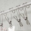 (🔥LAST DAY PROMOTION - SAVE 49% OFF)Stainless Steel Metal Long Tail Clip with Hooks🎁BUY 3 GET 1 FREE