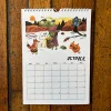 🚨 FLASH SALE ALERT! SAVE  $10🚨 2025 Fox-Themed Hand-Drawn Calendar – A Collectible Art Piece for Every Season-Pre-Order Now