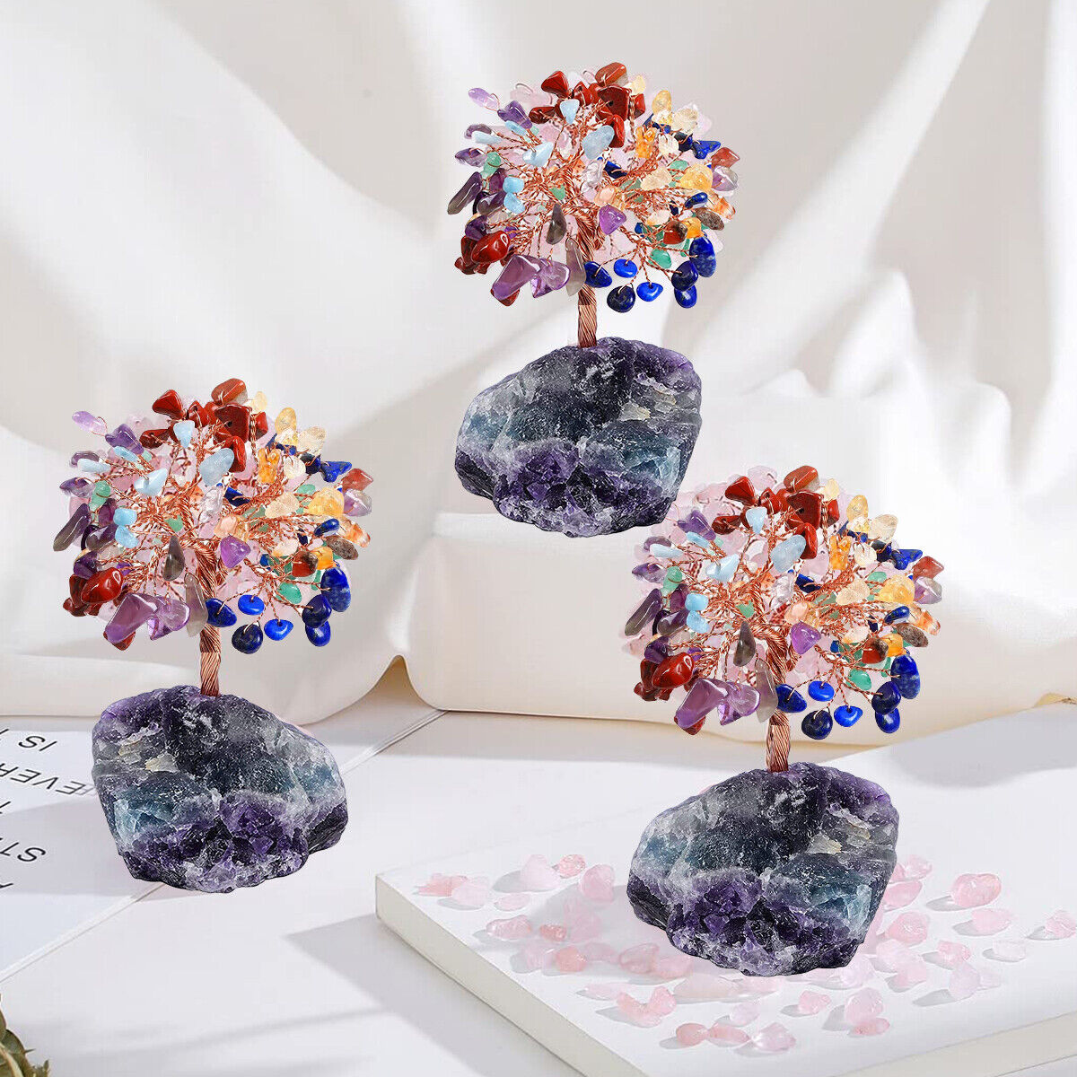 🔥Handmade Nature Energy Multicoloured Crystal Tree - Ready to Ship