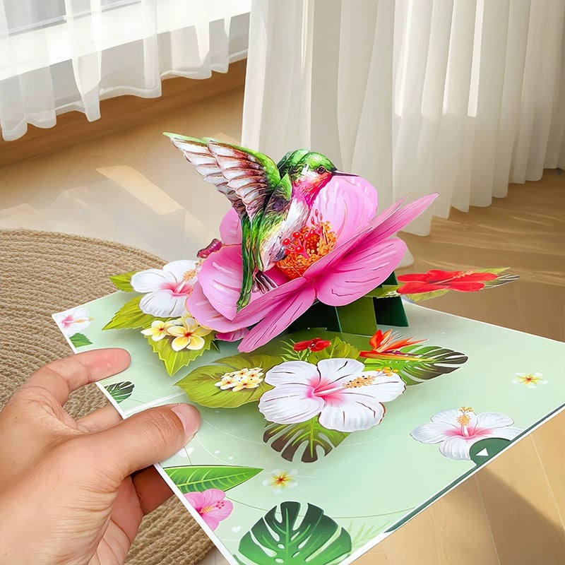 Last Day 49% OFF🦋Vibrant 3D Butterfly & Daisy Pop-Up Greeting Card