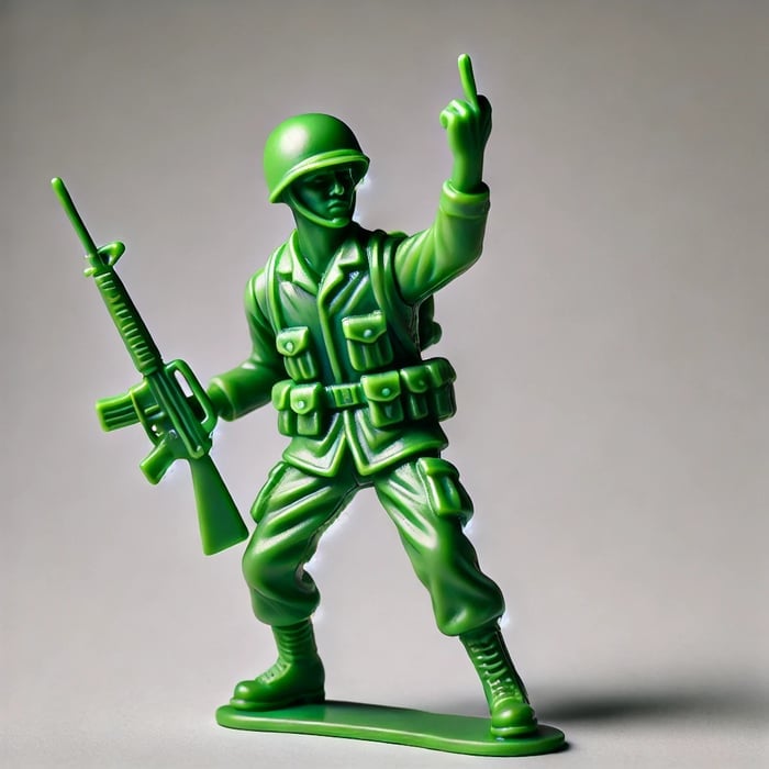 Funny Green Army Men