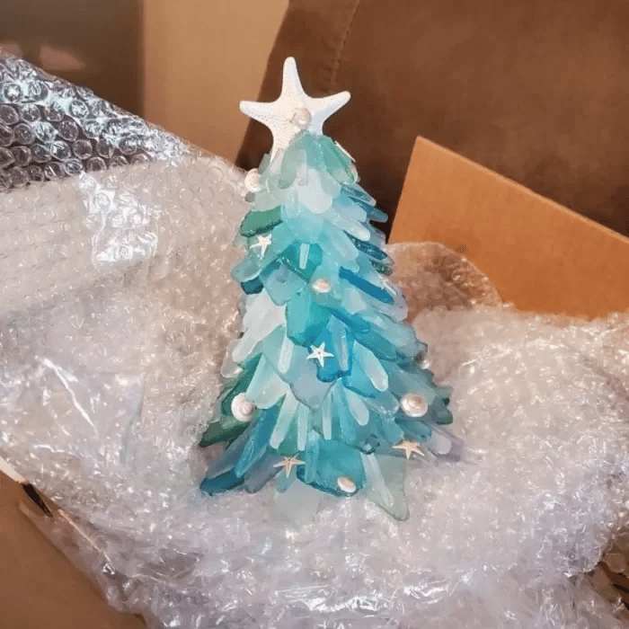 🔥Clearance Sale - 50% OFF 🎄2023 Sea Glass Christmas Tree