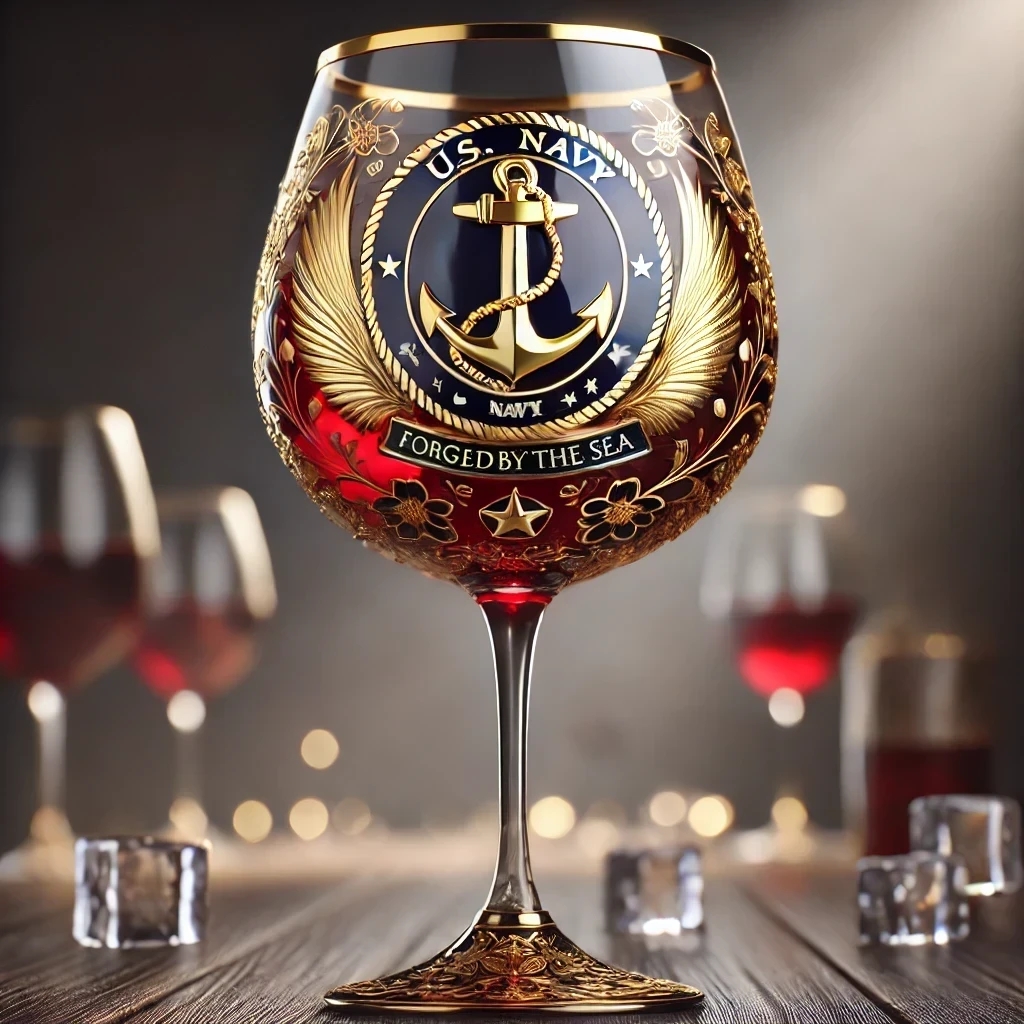 LAST DAY 50% OFF🔥Veteran Tribute Wine Glass-Buy 2 Free Shipping