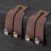 TwinHook Leather Car Headrest Hangers