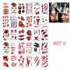 (🎃HALLOWEEN PRE SALE - 49% OFF) Halloween Prank Makeup Temporary Tattoo😈Realistic & Easy To Remove