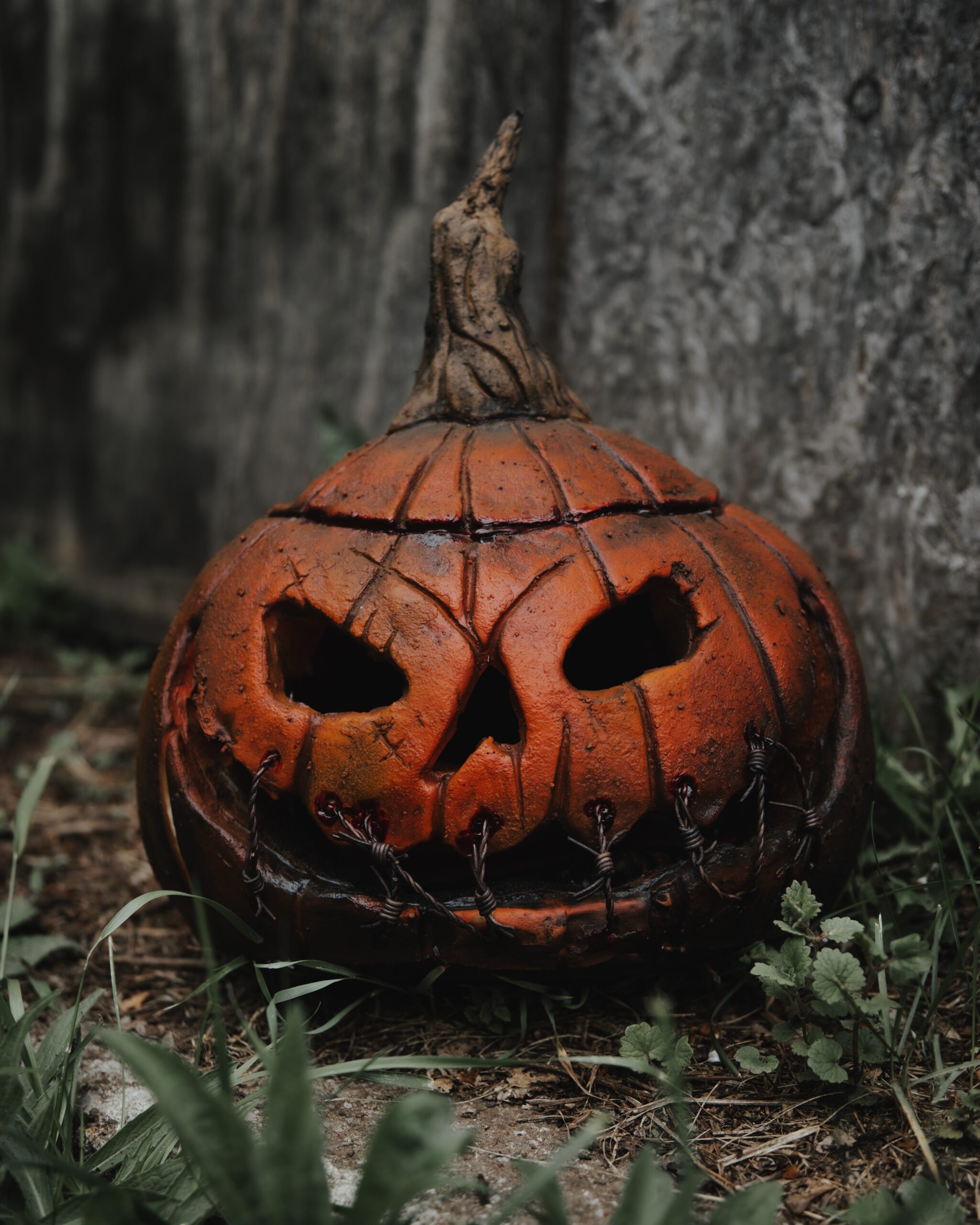 🎁TikTok Last Day Sale - 70% OFF🎃Bloody Accented Pumpkin Decor