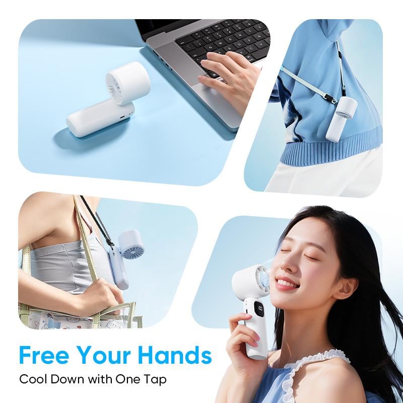 🎁TikTok Last Day Sale - 70% OFF🎉Magic Cool™  3 in 1 Mini Handheld Cooling Fan