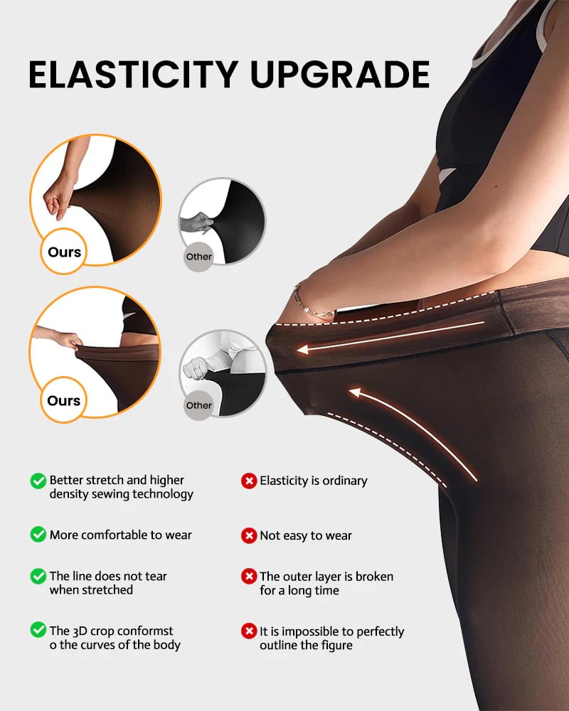 THE ORIGINAL! MAGIC VELVET LINED LEGGINGS • CLOSED FOOT (LOOKS LIKE PANTYHOSE)