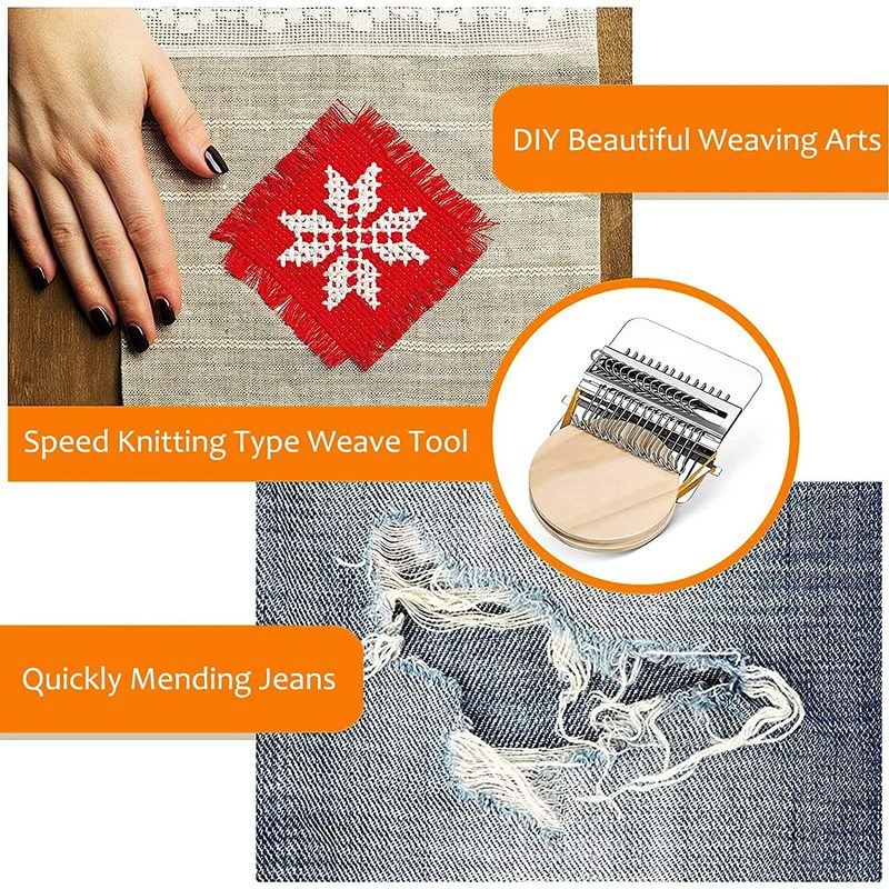 🎄🎄Early Christmas Hot Sale 48% OFF - Darning Mini Loom Tool 10 needles(🔥🔥BUY 2 GET 1 FREE)