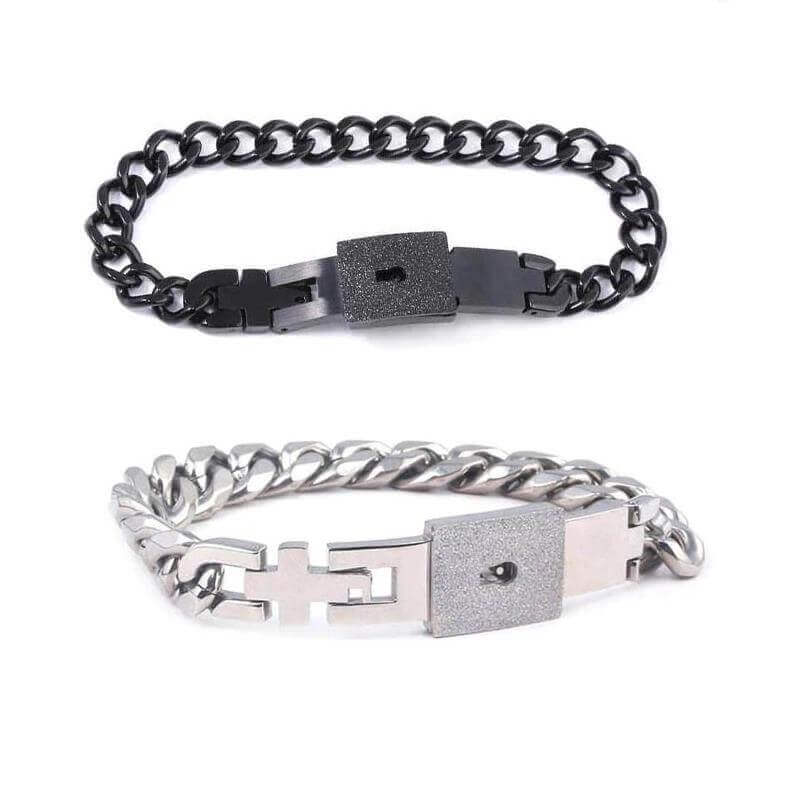 💖Valentine's Day Sale - 50%🎁Lock & Key Bracelet for Boyfriend, Girlfriend, Lover