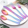 LIANYU 20 Piece Silverware Flatware Cutlery Set, Stainless Steel Utensils Service for 4, Include Knife Fork Spoon, Mirror Polished, Dishwasher Safe