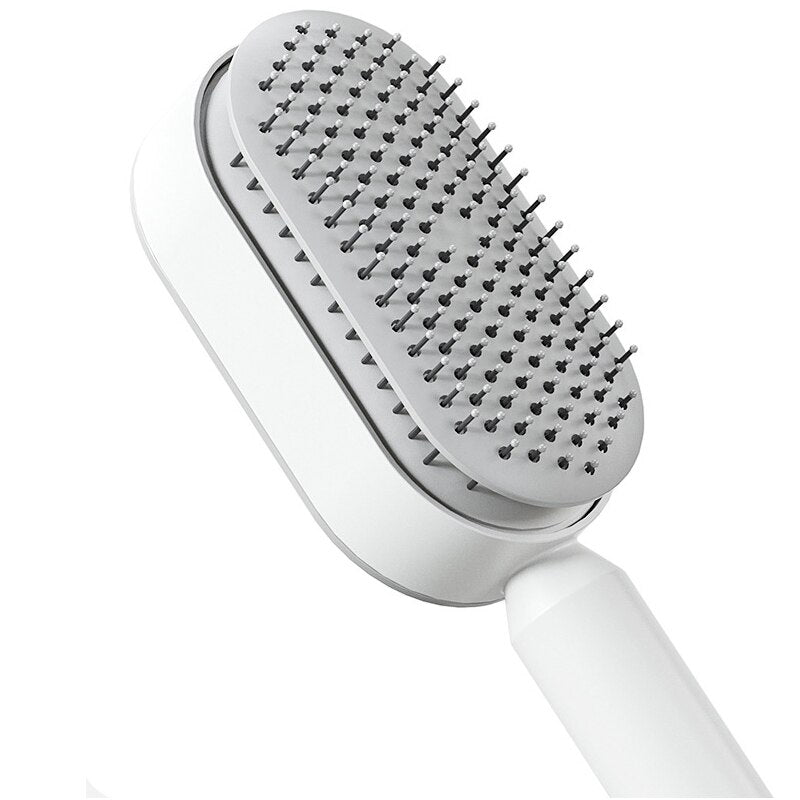 (🔥 HOT SALE PROMOTION) Self Cleaning Push Brush 👩 (BUY 2 GET 10% off & FREE SHIPPING📦)