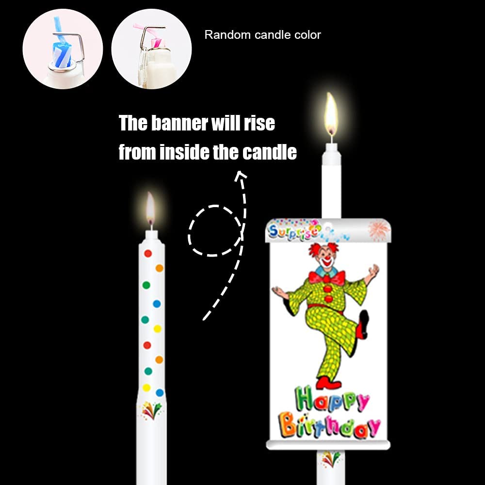 🎁Early Christmas Sale 48% OFF - Clown Surprise Candles(🔥🔥BUY 3 GET 3 FREE)