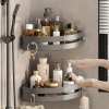 🔥Kaufe 3 Erhalte 1🚿Dreiecksregal fürs Badezimmer(Bohrfreie Saugnäpfe)