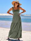 ANRABESS Women Dresses 2024 Summer Sleeveless Maxi Dress Casual Spaghetti Strap Tiered Flowy Beach Long Sun Dress