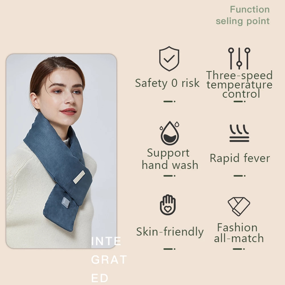 (🌲Early Christmas Sale- SAVE 48% OFF)Intelligent Electric Heating Scarf(BUY 2 GET FREE SHIPPING)