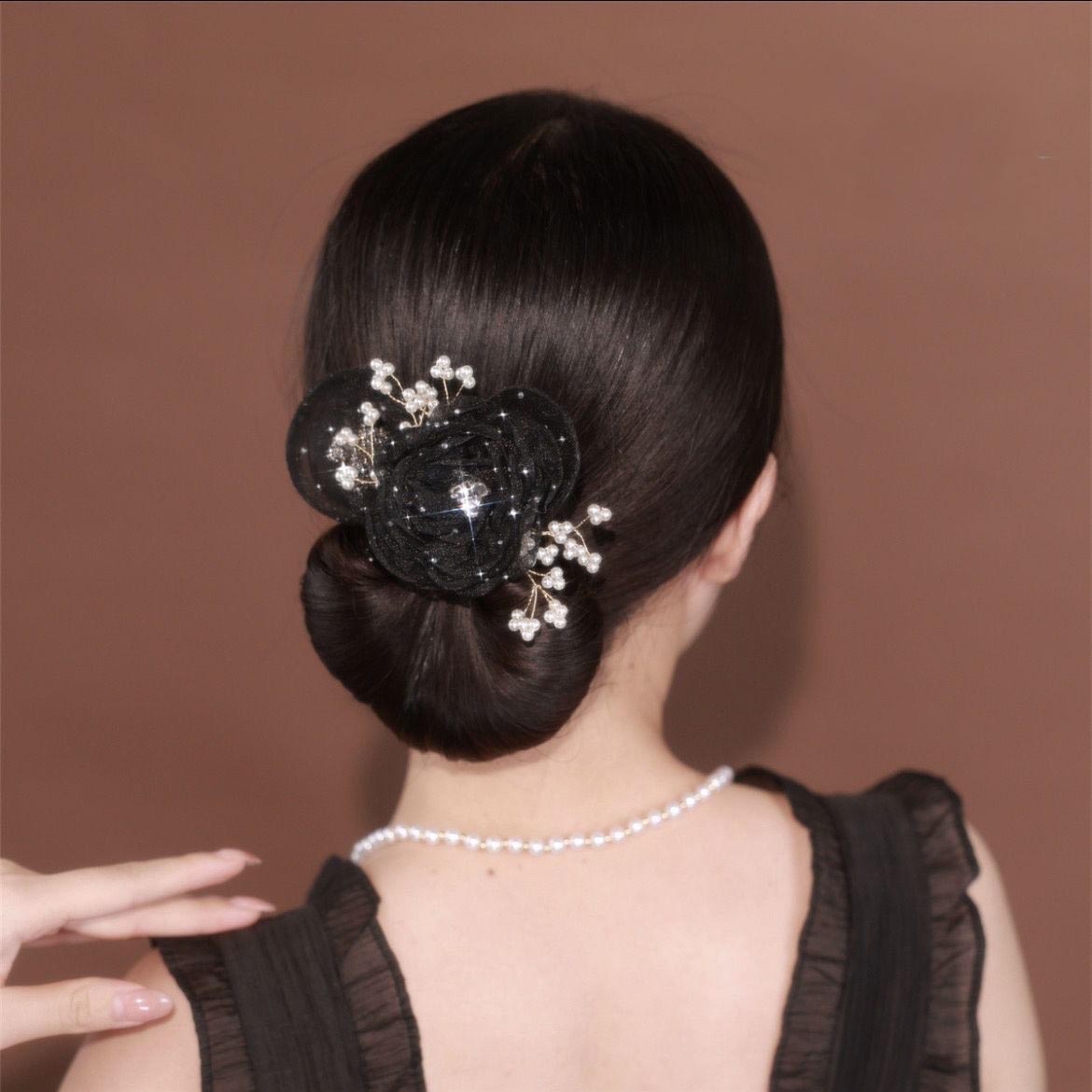 50% Rabatt 🌸 Blumenperlen Einfache Hochsteckfrisur Maker Twist Clips