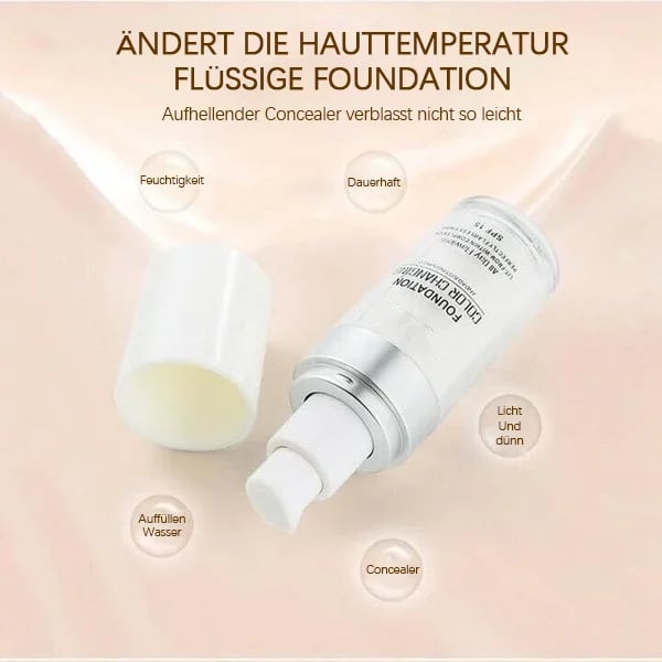 🎁Letzter Tag - Kaufe 1 und erhalte 1 gratis🎉Farbwechselnde Foundation für reife Haut