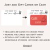 College Gift Card Book