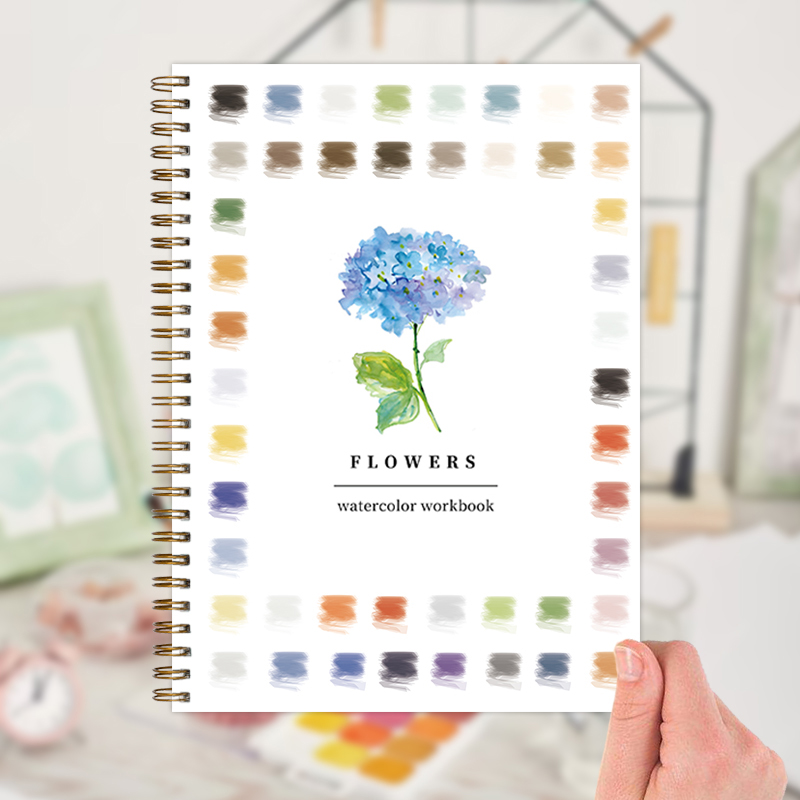 💐Flowers Watercolor workbook