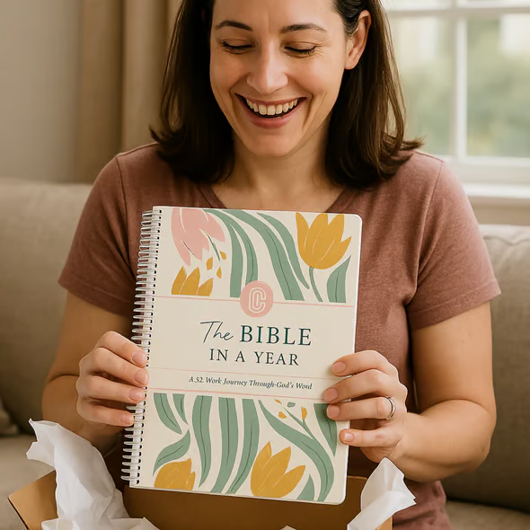 🔥✝️📚The Bible In A Year: A 52-Week Study(✨Hardcover Book)