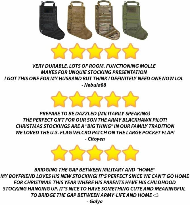 (🎅Early Xmas Offer 1000pcs 50% OFF) Tactical Christmas Stocking