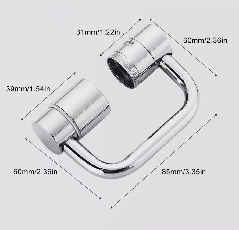 💥LAST DAY SALE 50% OFF💥Universal Sink Faucet 1080° Rotatable Faucet Aerator Extension⚡BUY 3 GET 1 FREE