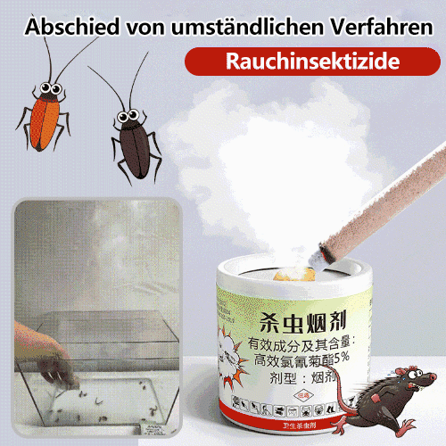 🔥Letzter Tag Verkauf 49% Rabatt🚫 Insektizid-Begasungsmittel