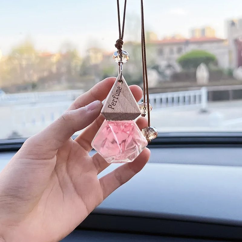 Car Perfume Glass Crystal Decoration Pendant