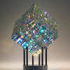 (Last Day Promotion - 50% OFF) Sparkly Crystal Sculpture Table Ornament Magic Chromaticity Cube, BUY 2 FREE SHIPPING