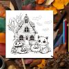 🎁TikTok Last Day Sale - 70% OFF🔥Halloween Colouring Book 🎨: 24 Cute Designs for Relaxation & Fun – Great Gift! 👻