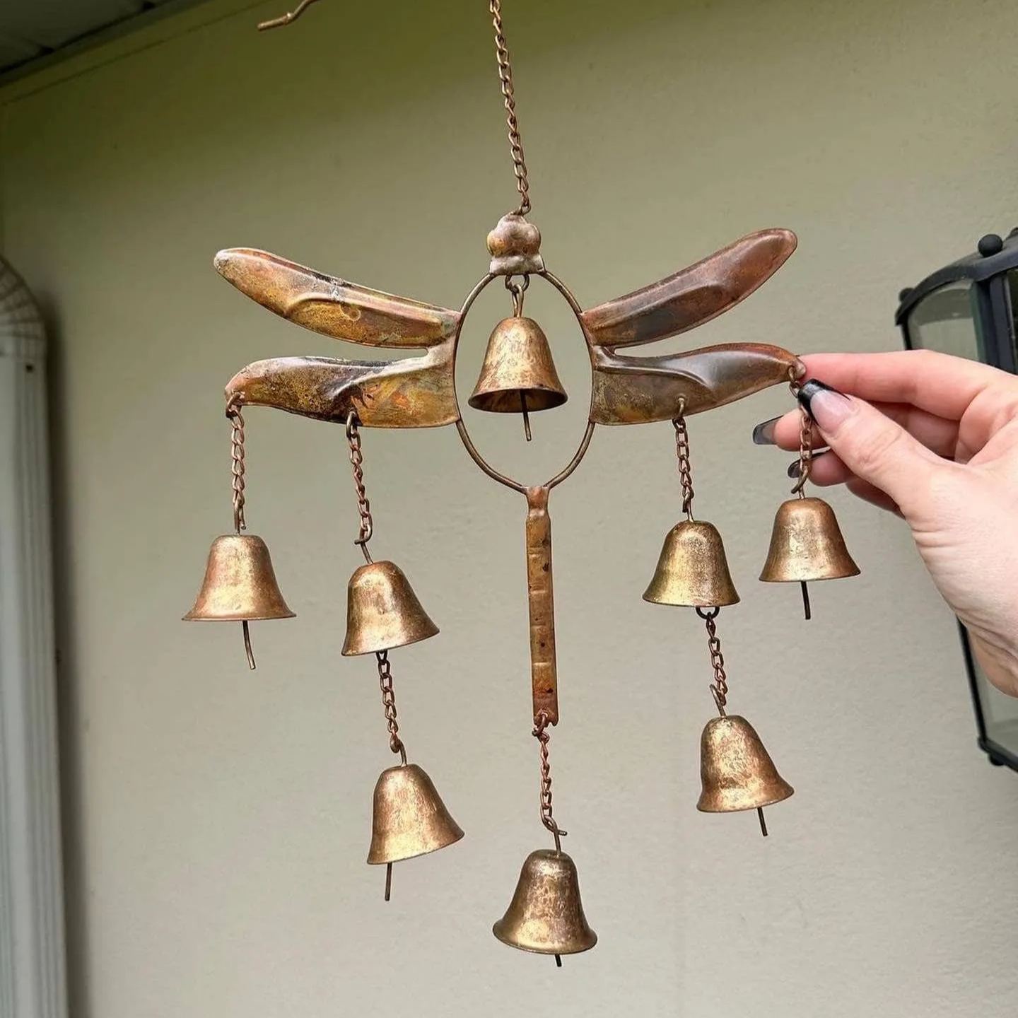 100% Handmade Dragonfly With Bells Wind Chime(𝐂𝐡𝐚𝐝 𝐒𝐦𝐢𝐭𝐡 𝐇𝐚𝐧𝐝𝐦𝐚𝐝𝐞®) - Buy 2 Free Shipping
