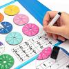 Montessori Magnetic Book Fraction Puzzle For Children