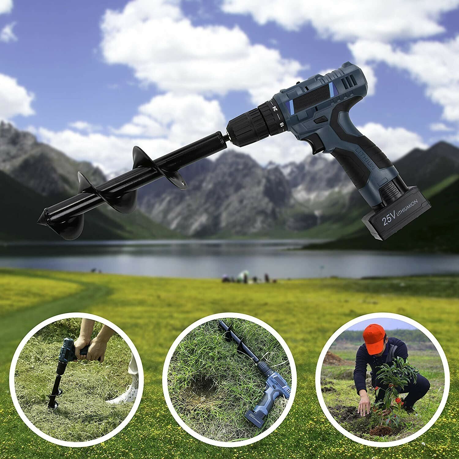 🔥LAST DAY SALE 50% OFF🔥Easy Gardening Auger Spiral Drill Bit
