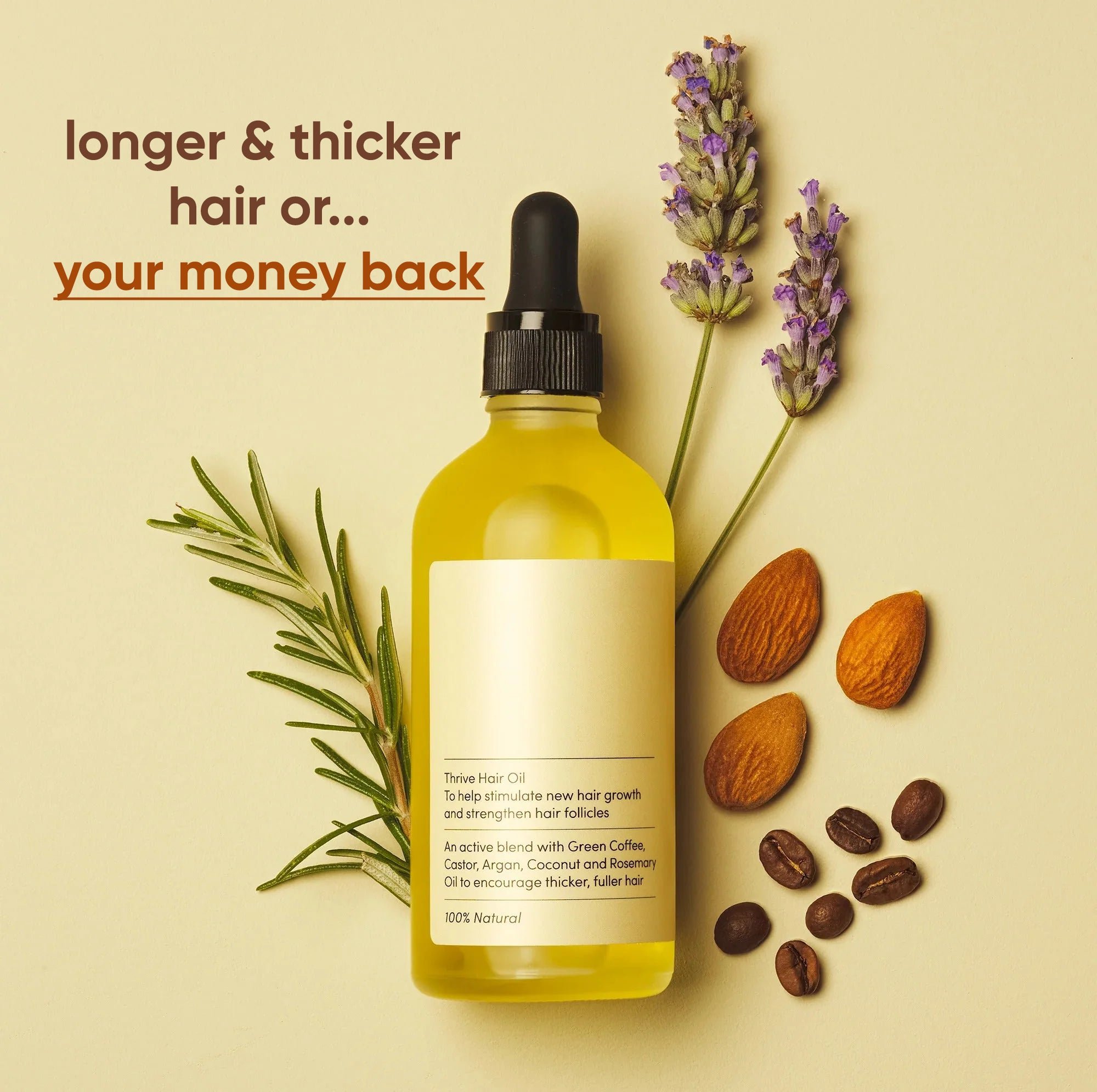 【Tiktok Summer Sale🎉】Natural Hair Growth Oil(Fast Hair Growth - Prevent Hair Less)