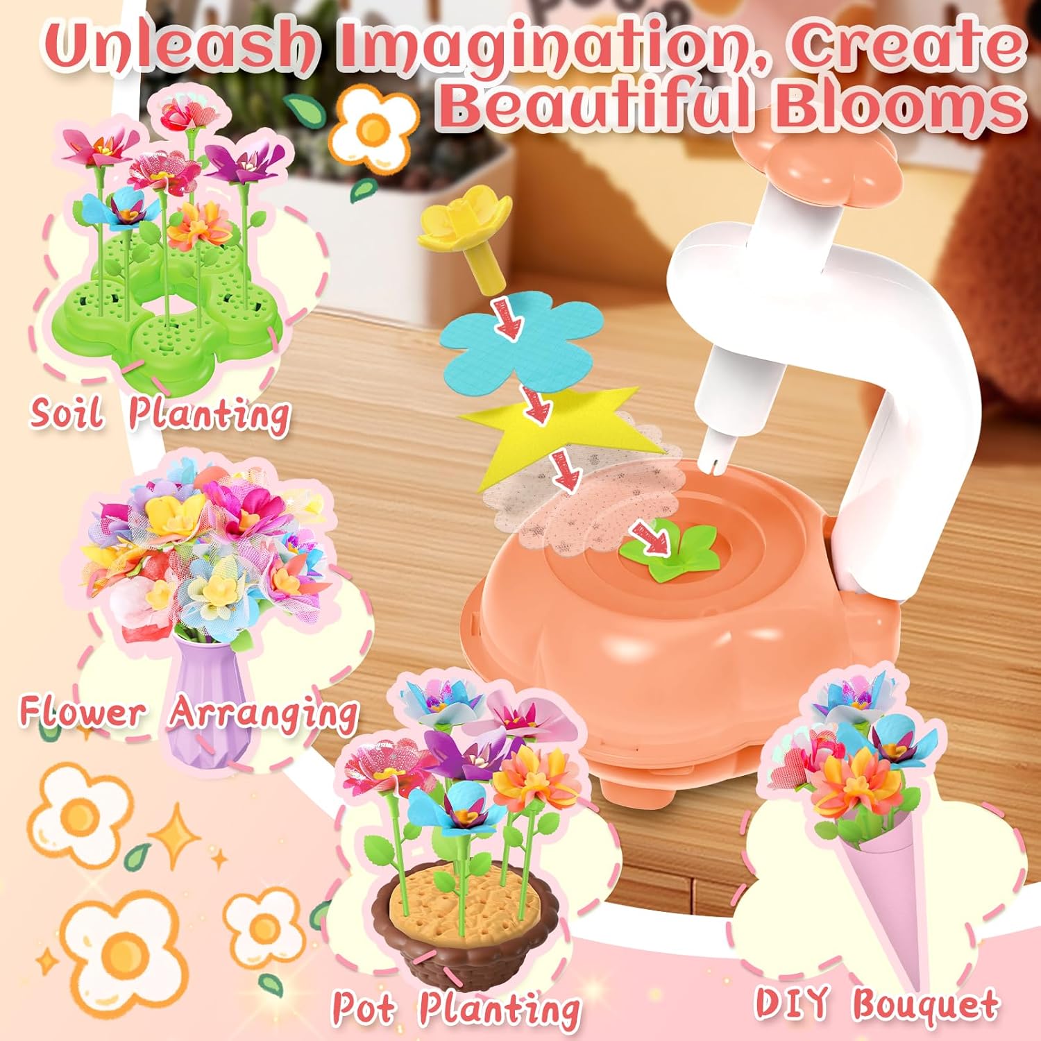 🔥Last Day Promotion 50% OFF🔥Creative Fabric Flower Bouquets Toys