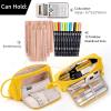 EASTHILL Big Capacity Pencil Case Pouch Pen Case Simple Stationery Bag School College Office Organizer for Teens Girls Adults Student