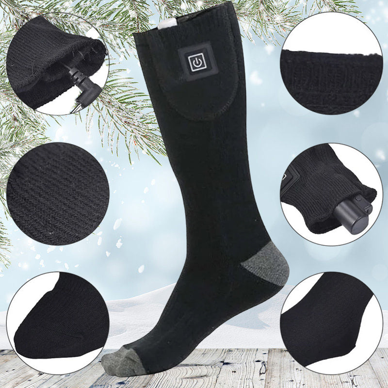 (🔥CHRISTMAS SALE - 50% OFF) Heated Socks with Adjustable Temperature, BUY 2 FREE SHIPPING