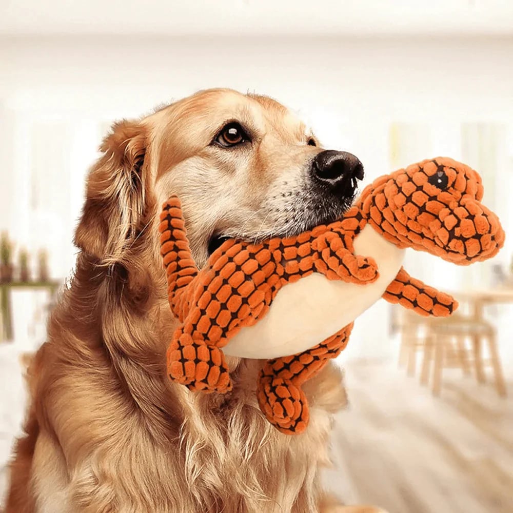 🔥Sale ends in 3 hours / Buy 1 Get 1 Free Today Only - Indestructible Robust Dino - Dog Toy 2.0 Upgrade Version