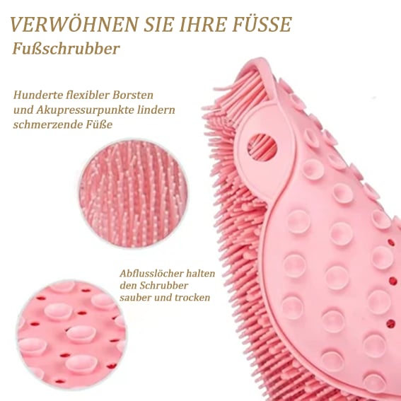 🔥Heißer Verkauf-49% Rabatt💕Fuß- und Rückenschrubber-Massagepad für die Dusche