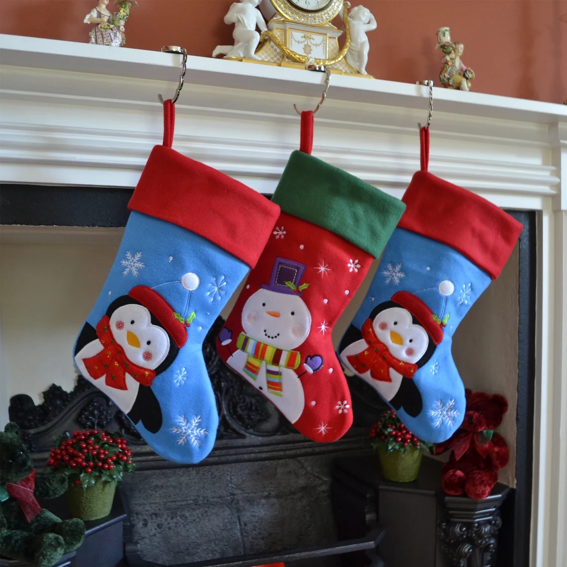 Cartoon Christmas stockings