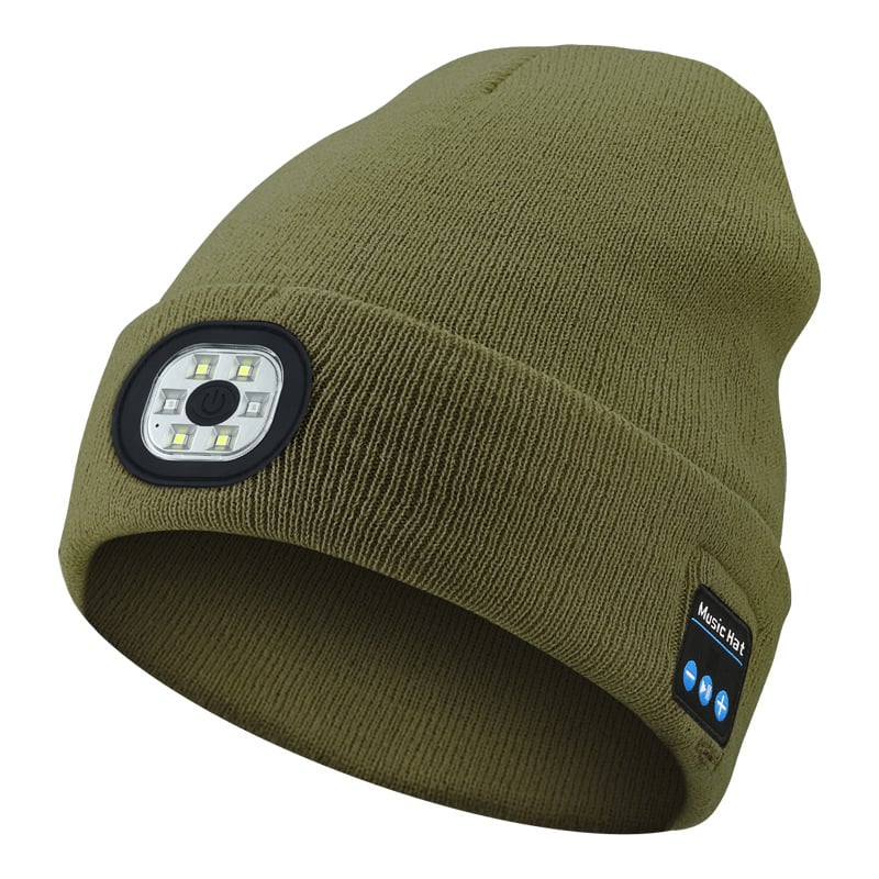 (🔥Black Friday Flash Sale - 49% OFF) Bluetooth Beanie with LED Headlight and Removable Speakers, 🔥Buy 2 GET FREE SHIPPING