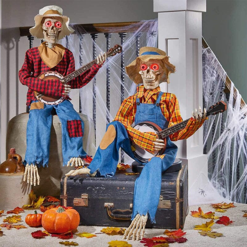 🔥Halloween Presale 50% OFF-Funny Animated Dueling Banjo Skeletons