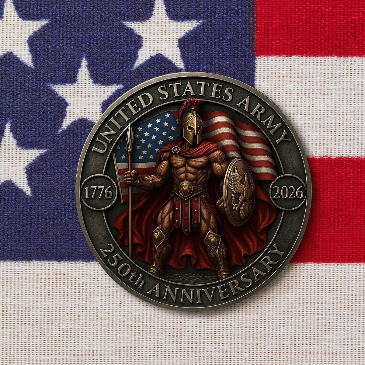 United States Army 250th Anniversary Commemorative Coin