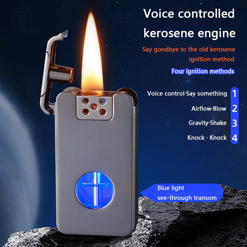 Intelligent Voice Controlled Ignition Kerosene Lighter Large Capacity